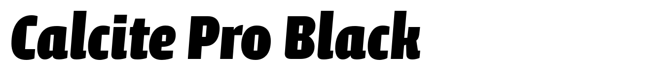 Calcite Pro Black